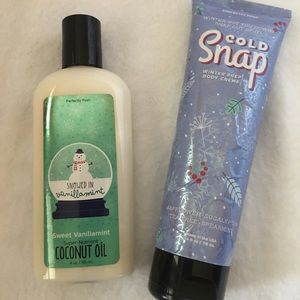 Perfectly Posh Snowed In Oil and Cold Snap Creme